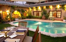 El jardí del restaurant-Casa Nostra