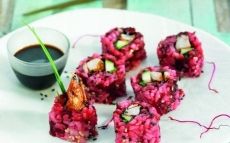 Maki de cranc i remolatxa
