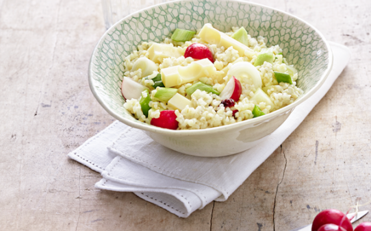 Ensalada de bulgur con Emmentaler AOP