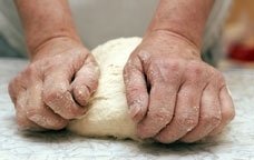 haciendo pan