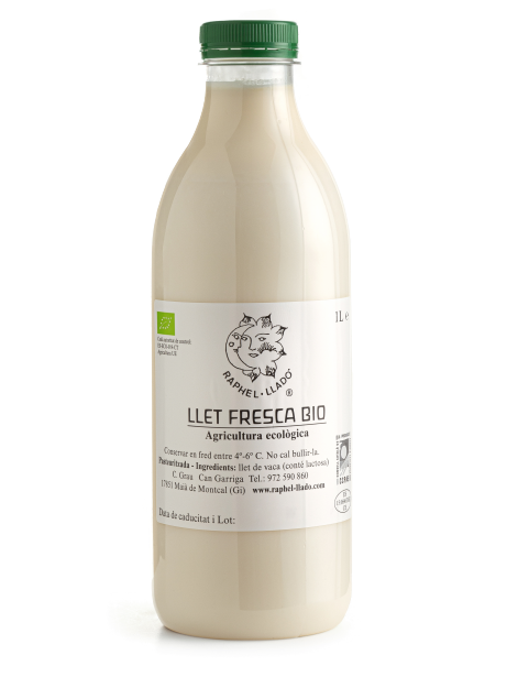 Llet fresca de vaca