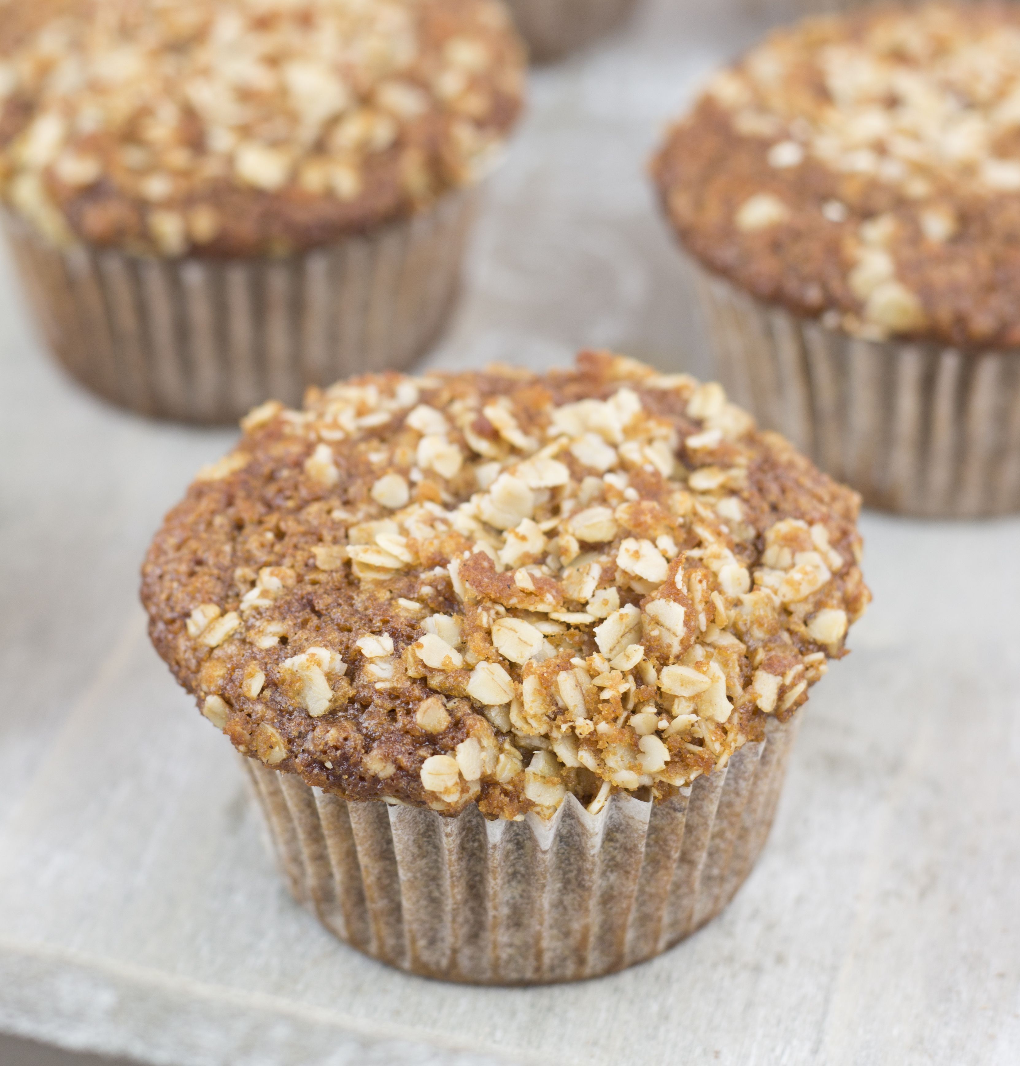 'Muffins' de pastís de pastanaga