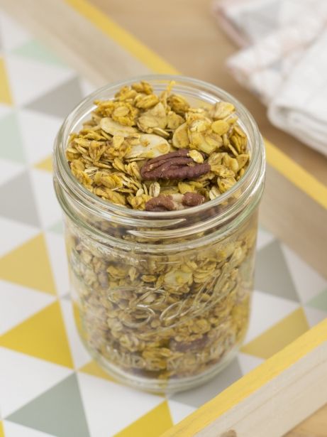 Granola de carbassa especiada