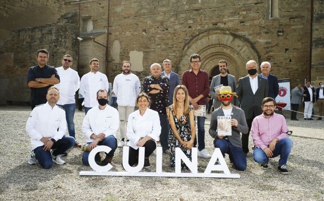 La presentació de la Ruta es va fer al castell templer de Gardeny