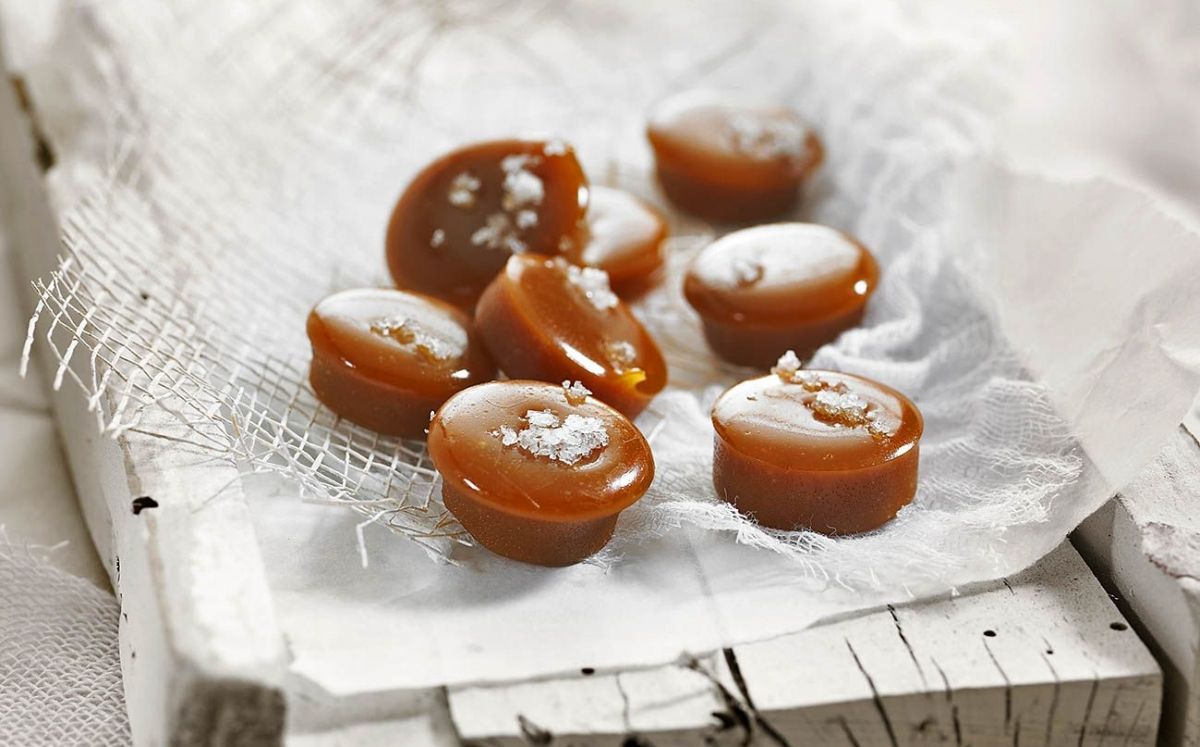 Caramels toffee salats