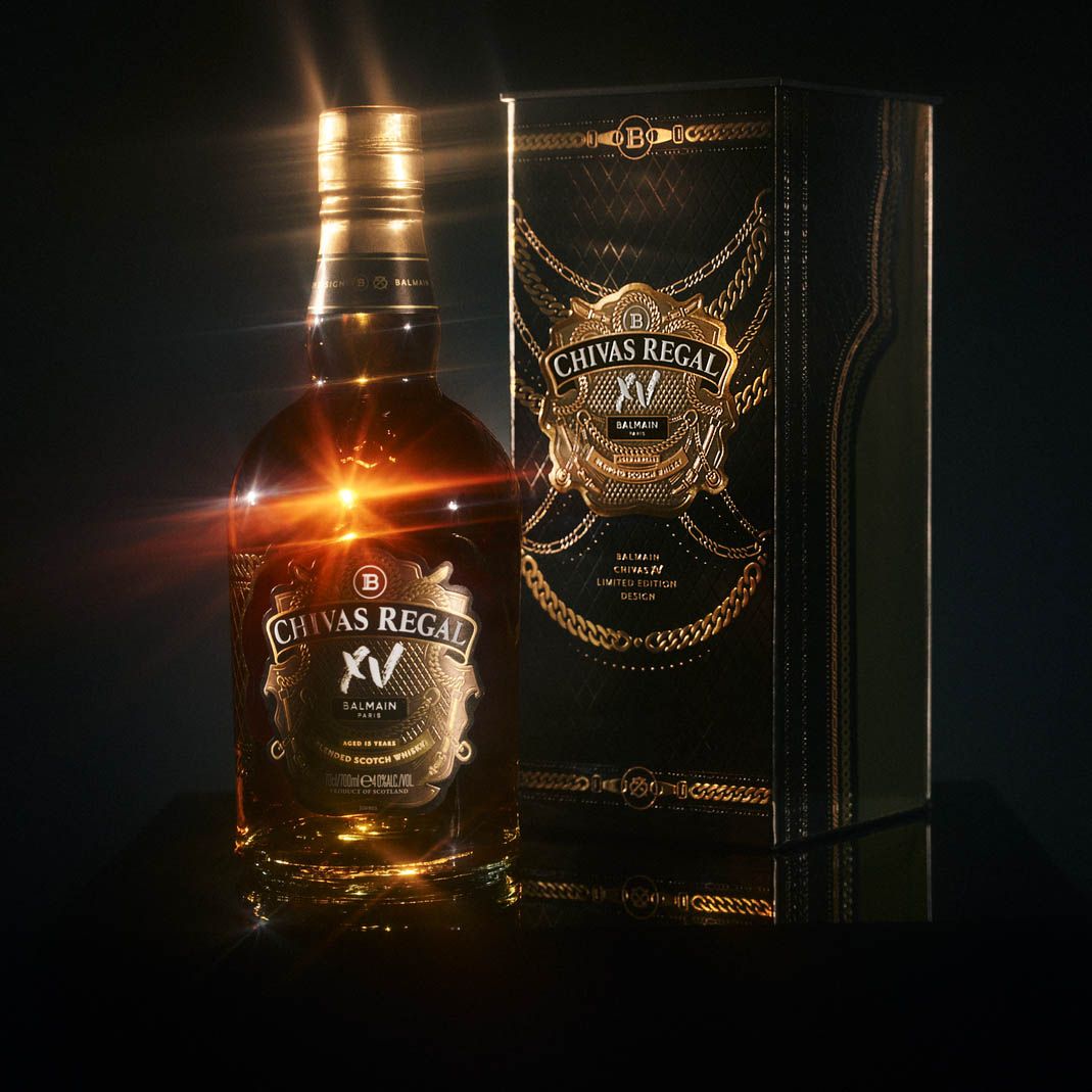 Chivas XV x Balmain