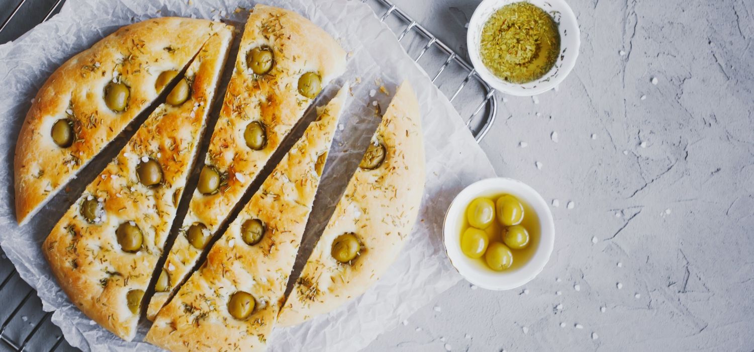 'Focaccia' d'olives