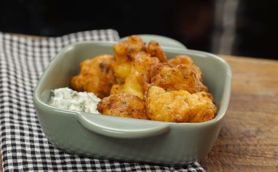 Buñuelos de coliflor