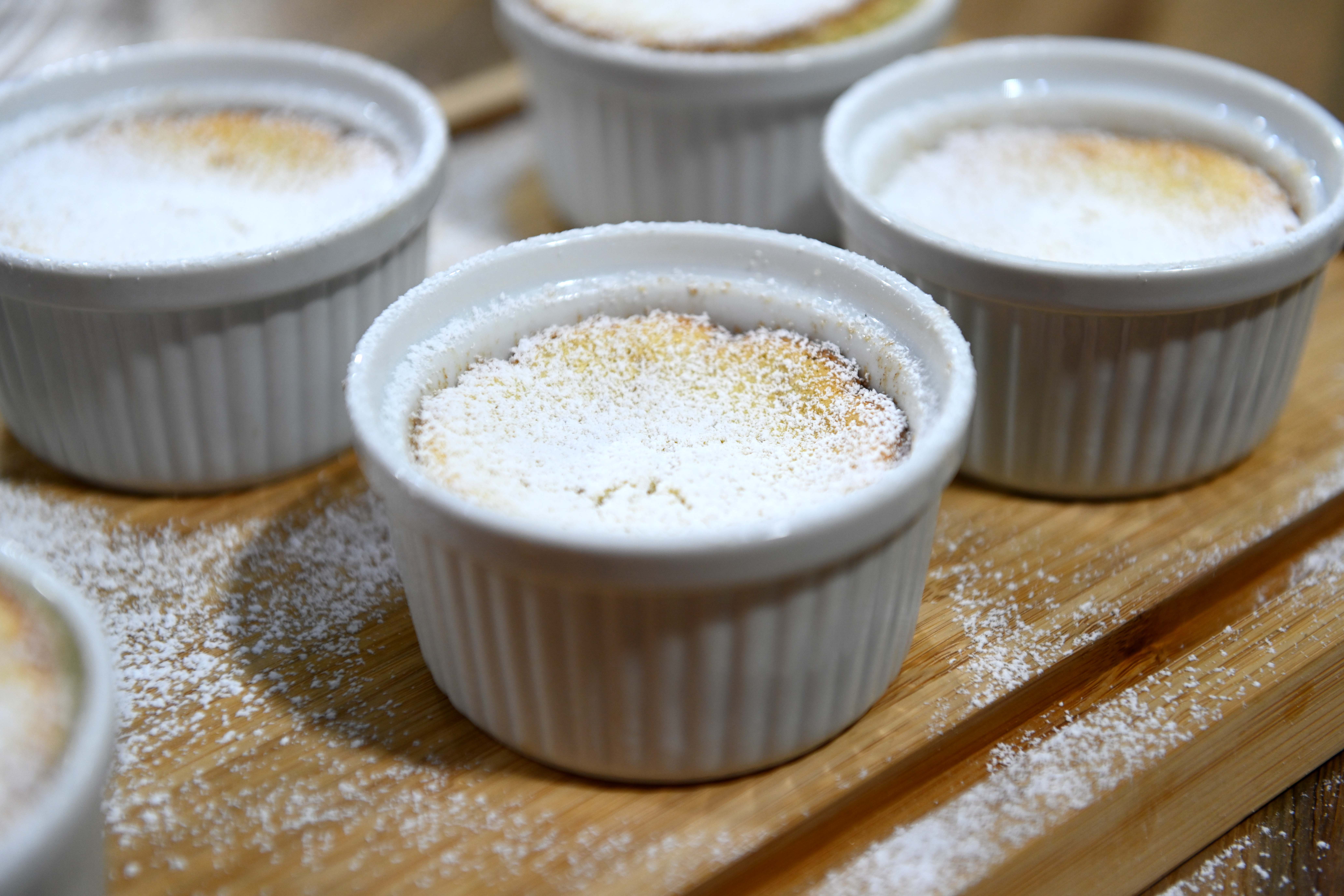 Suflé de xocolata i gingebre