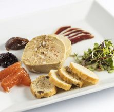 Foie mi-cuit con mermeladas