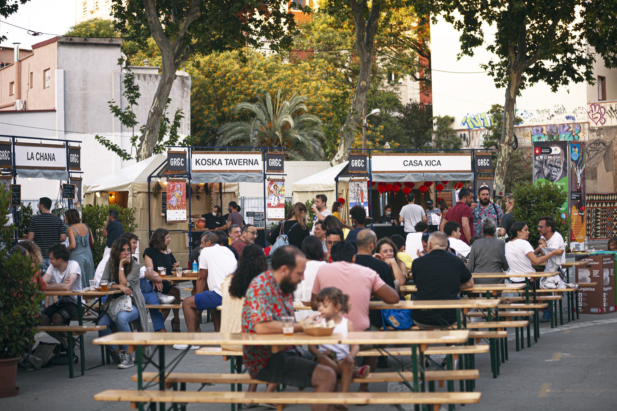 El Grec al Sec se celebra en la plaza de Margarita Xirgu
