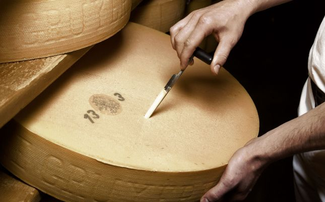 Le Gruyère AOP se afina durante un mínimo de 5 meses