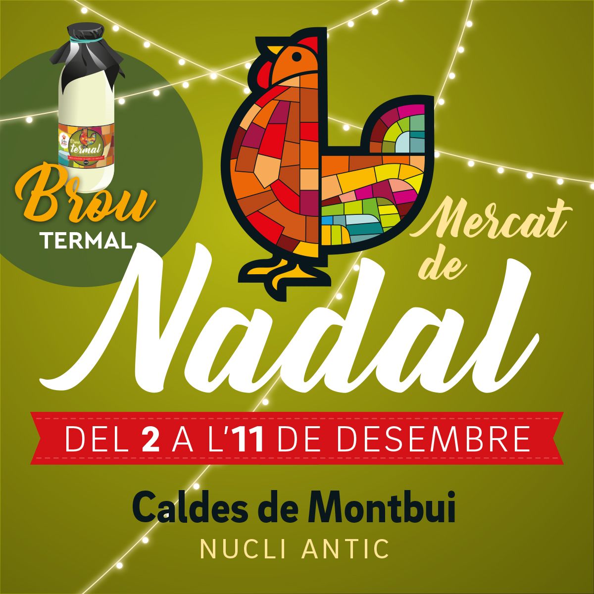 Cartell del Mercat de Nadal d'enguany