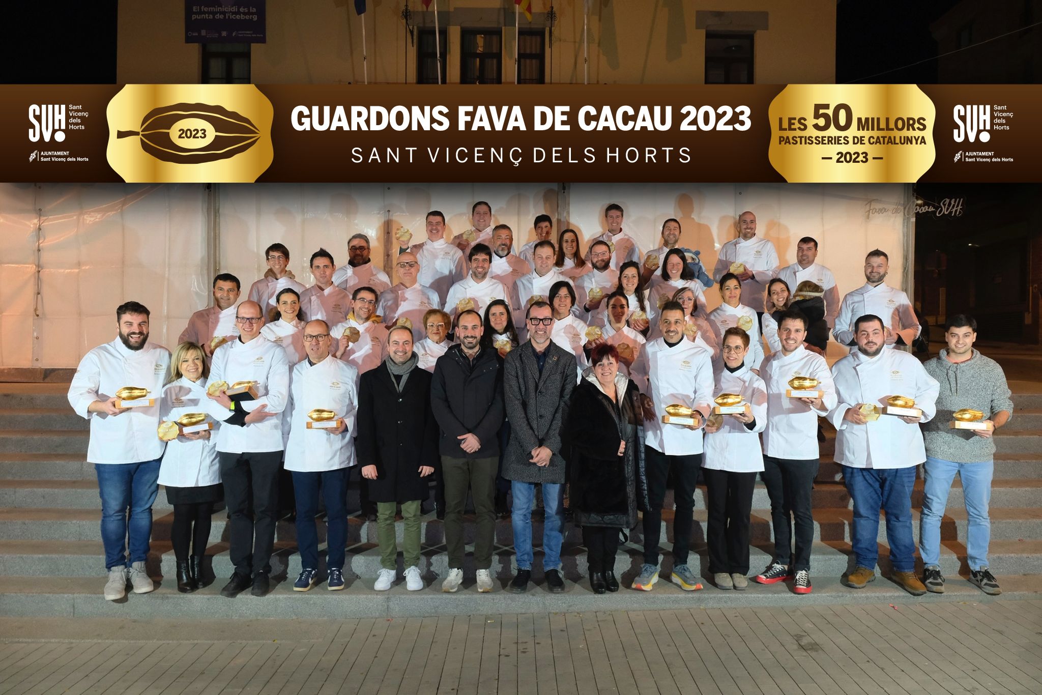 Foto de família dels guardonats