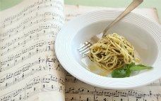 espaguetis y música