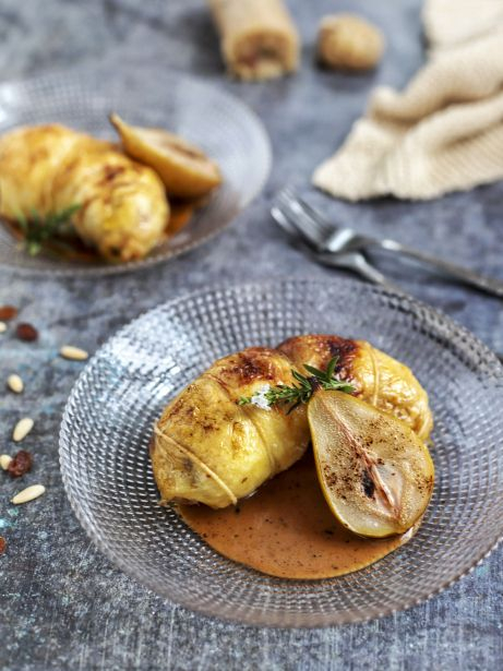 Muslos rellenos con cuscussó