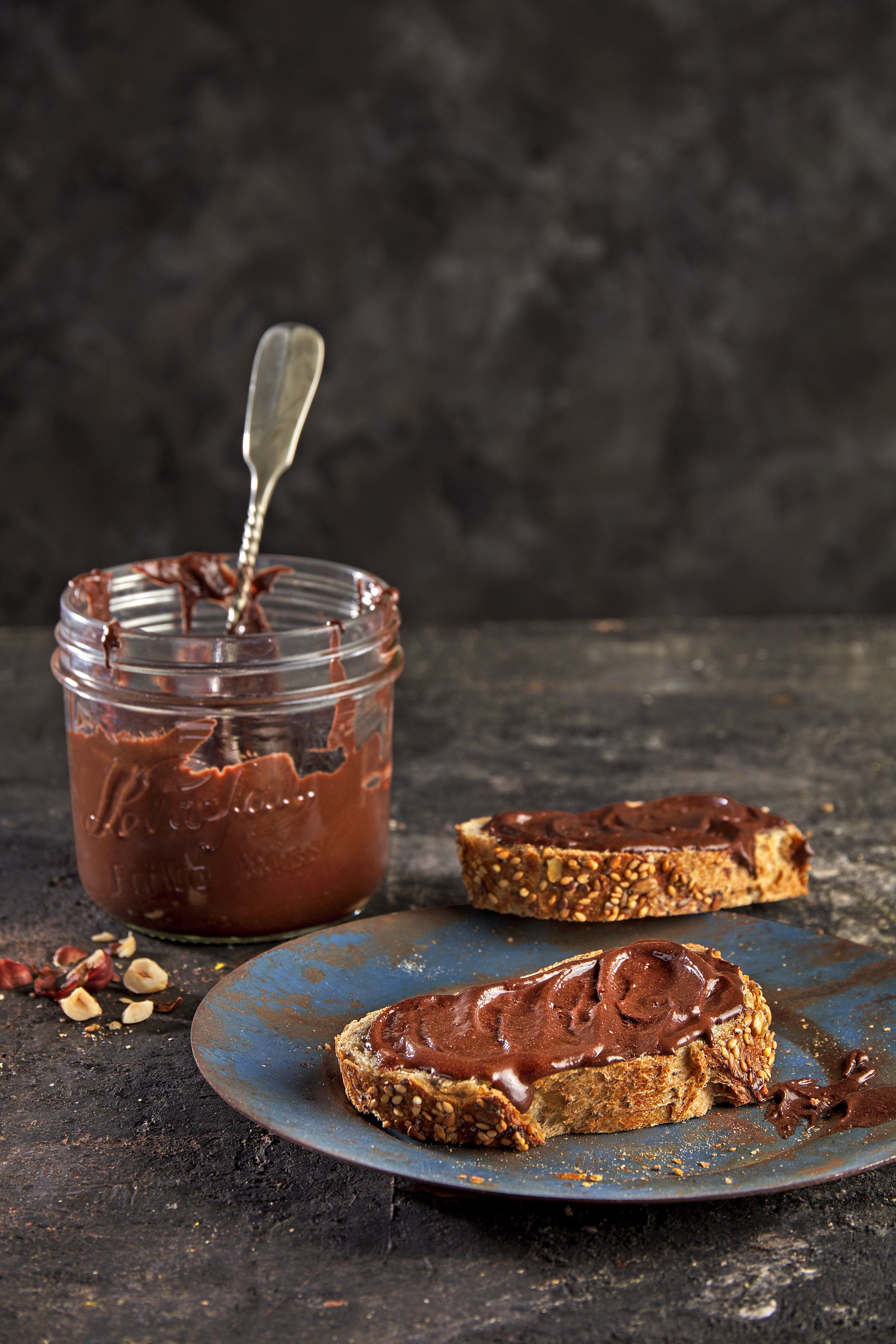 Crema de cacau i avellana casolana