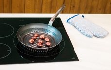 Sartén para hacer castañas