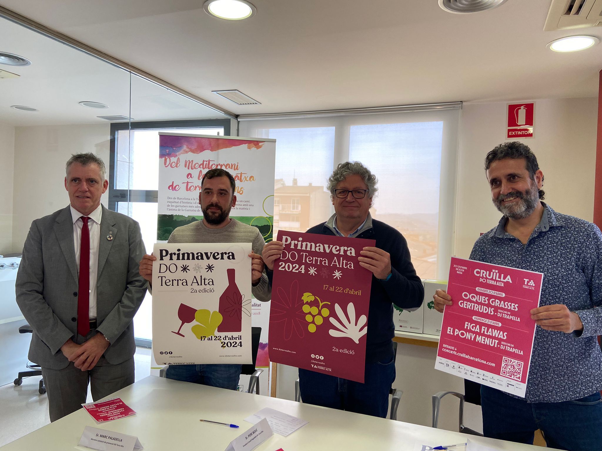 Presentació del Festival Cruïlla DO Terra Alta