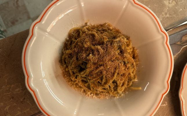 Pasta con le sarde, a Mizzica