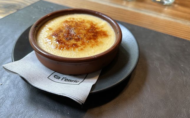Crema Catalana de l'Hostal de Ca l'Enric