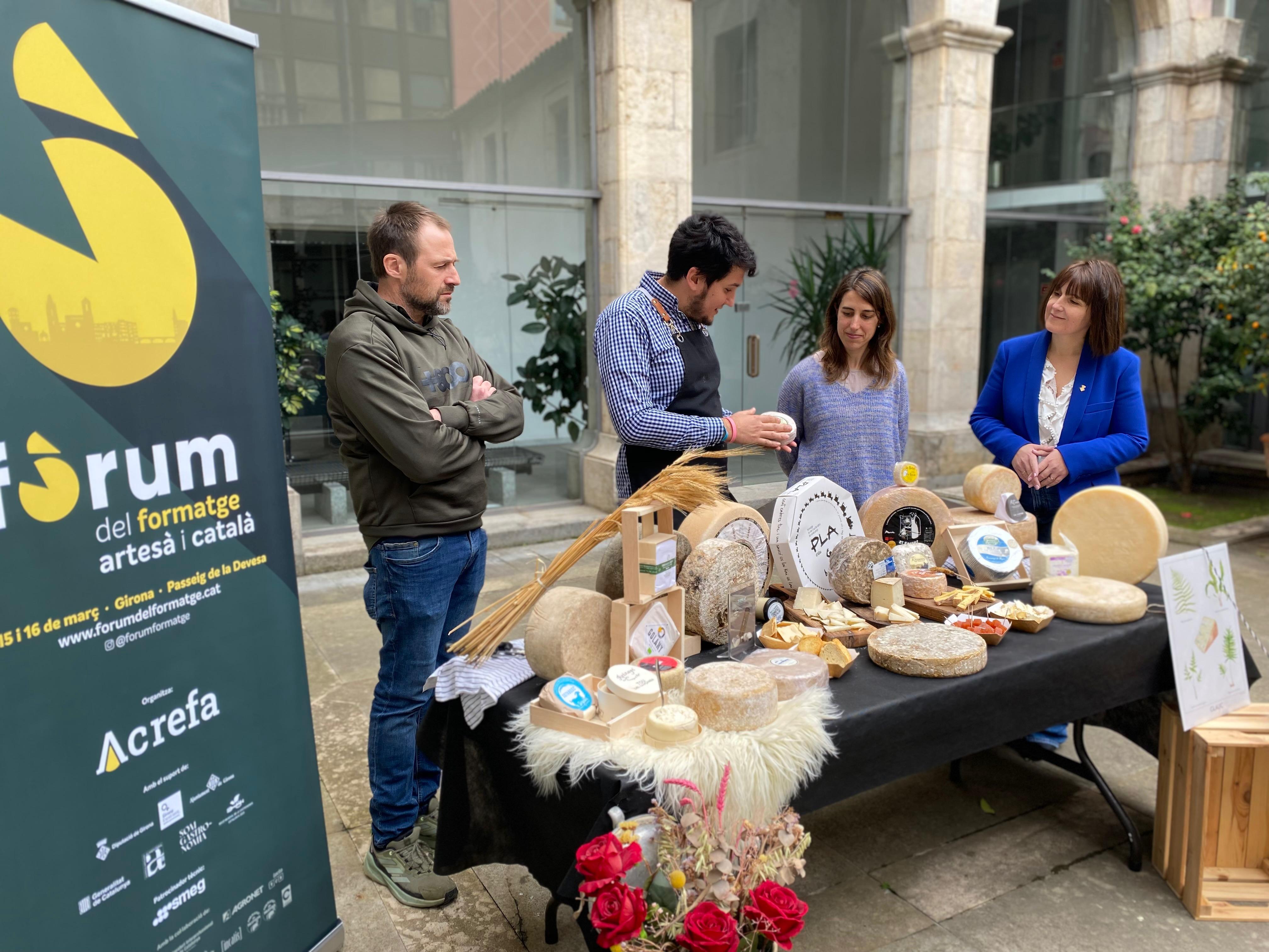 Estand del Fòrum del Formatge Artesà i Català