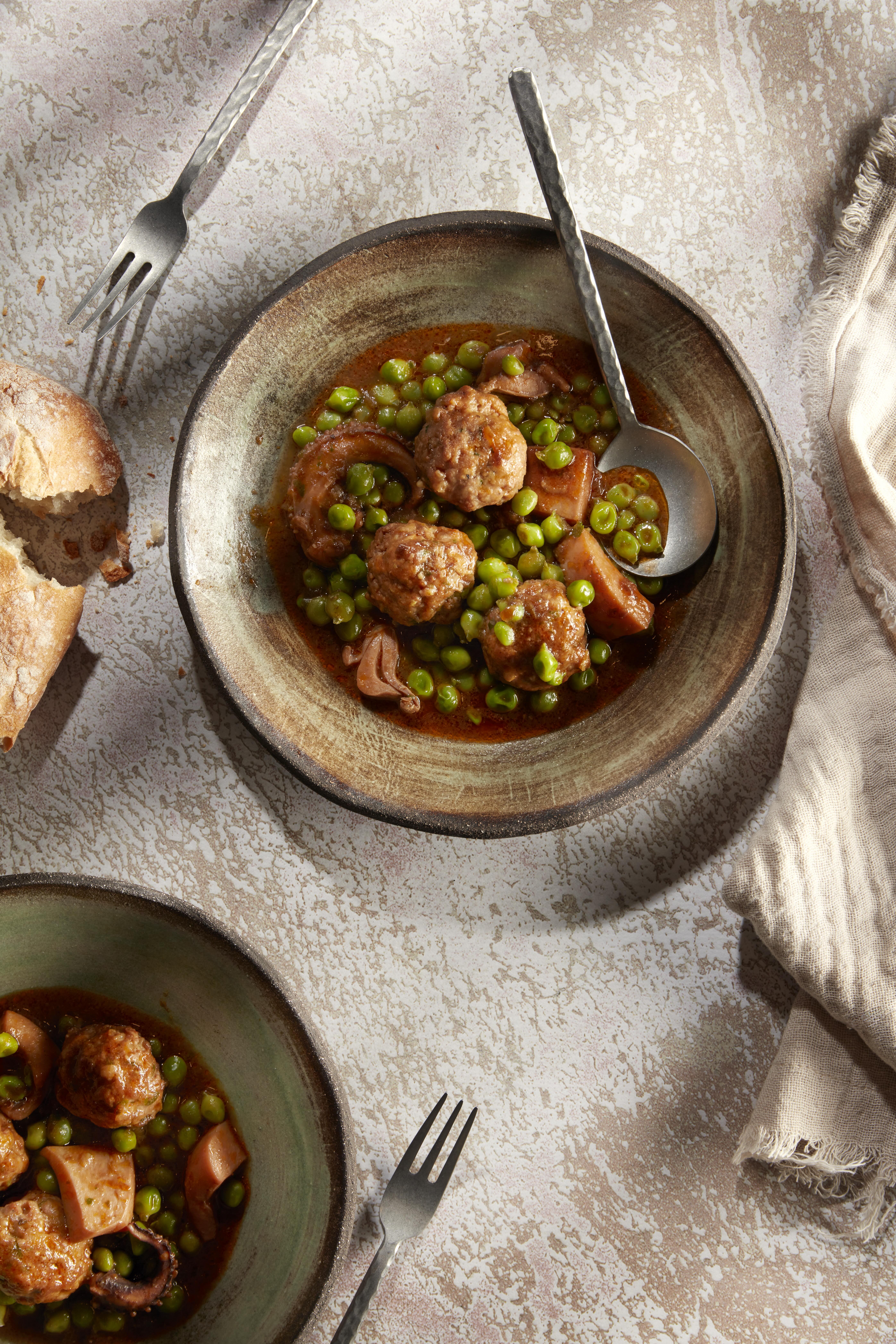 Mandonguilles amb sipia