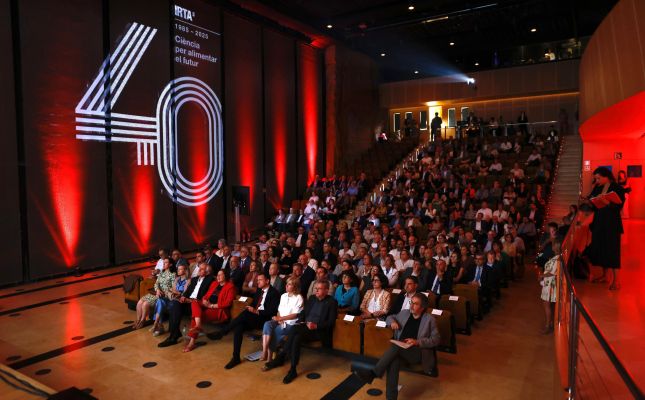 Sala al 40è aniversari de l'IRTA