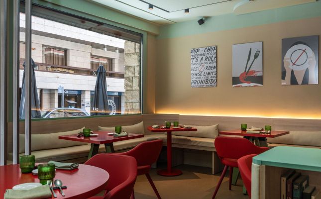 El restaurant del xef Marcel Pons ofereix un menú de degustació de 68 € (begudes a part)