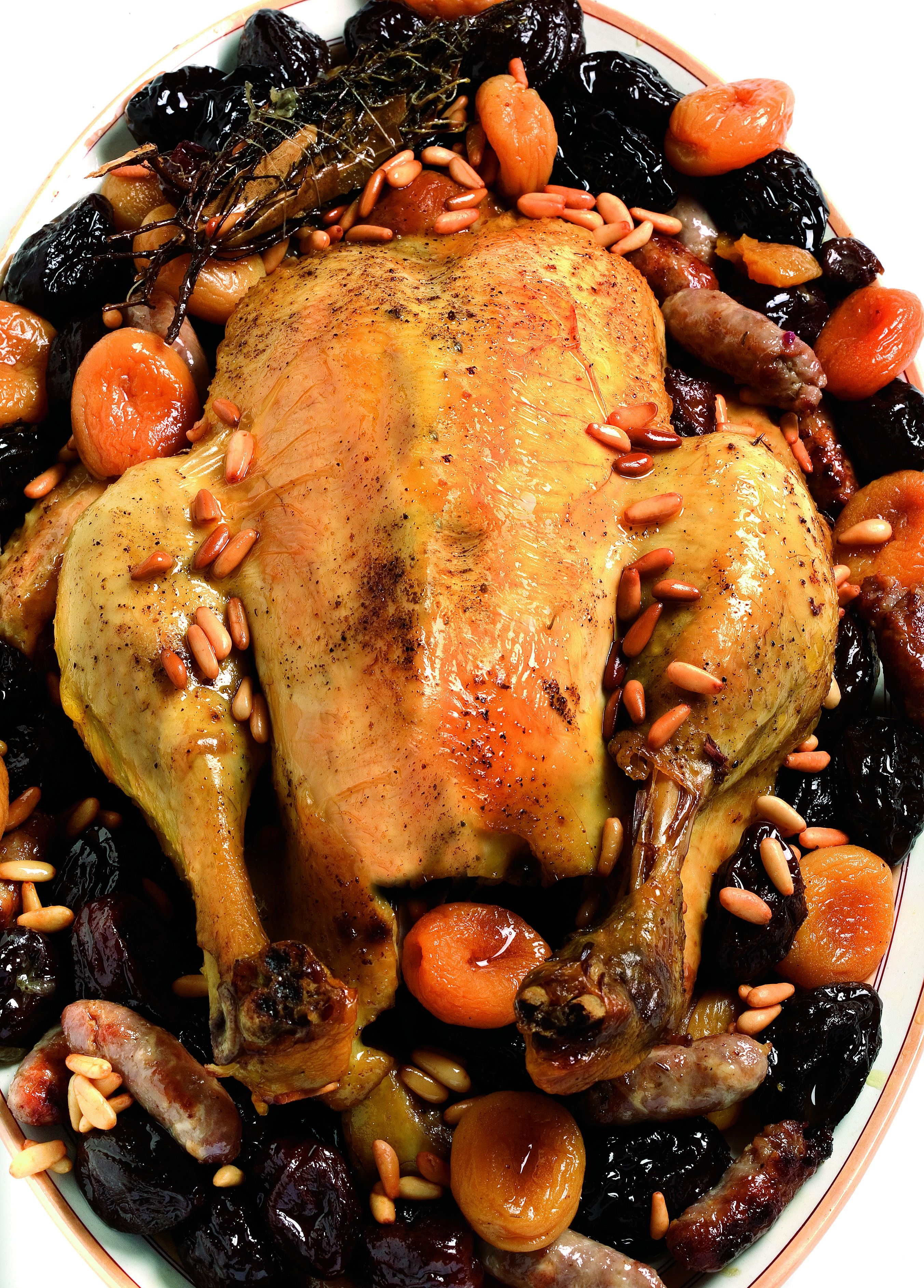 Pollastre de Nadal al forn