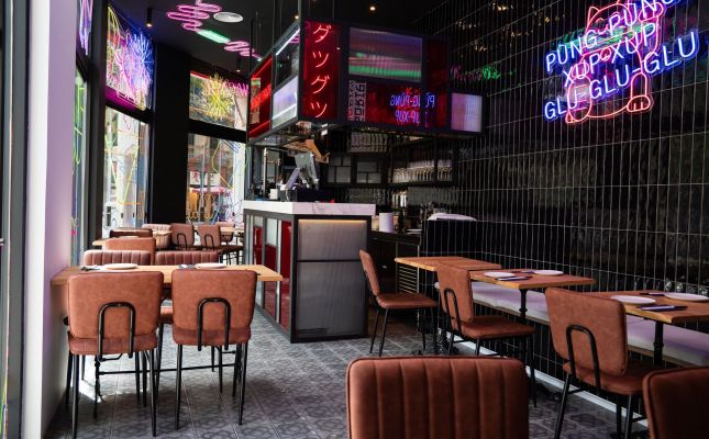 Interior de Desoriente, a l'Eixample