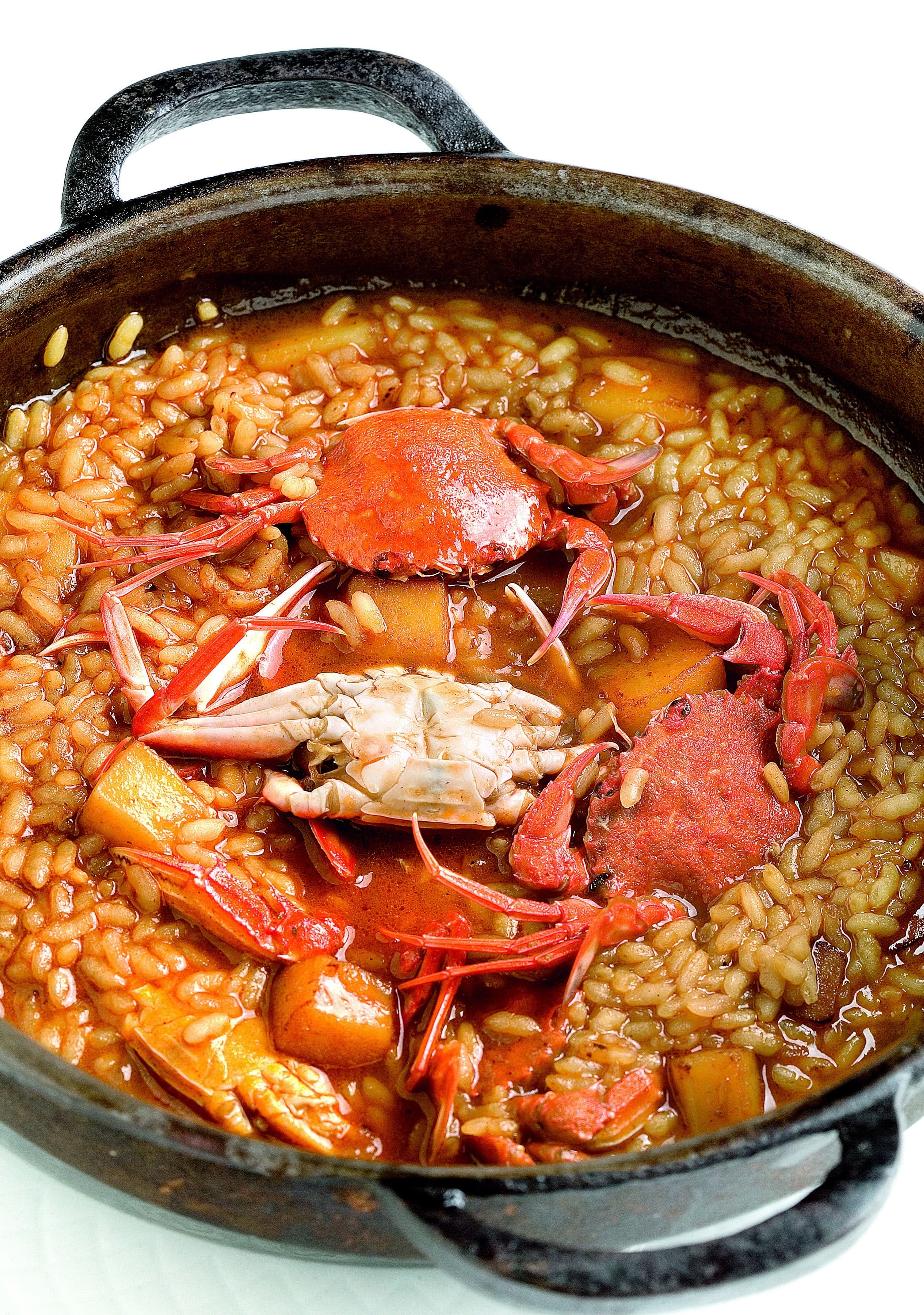 Arròs de crancs i sípia