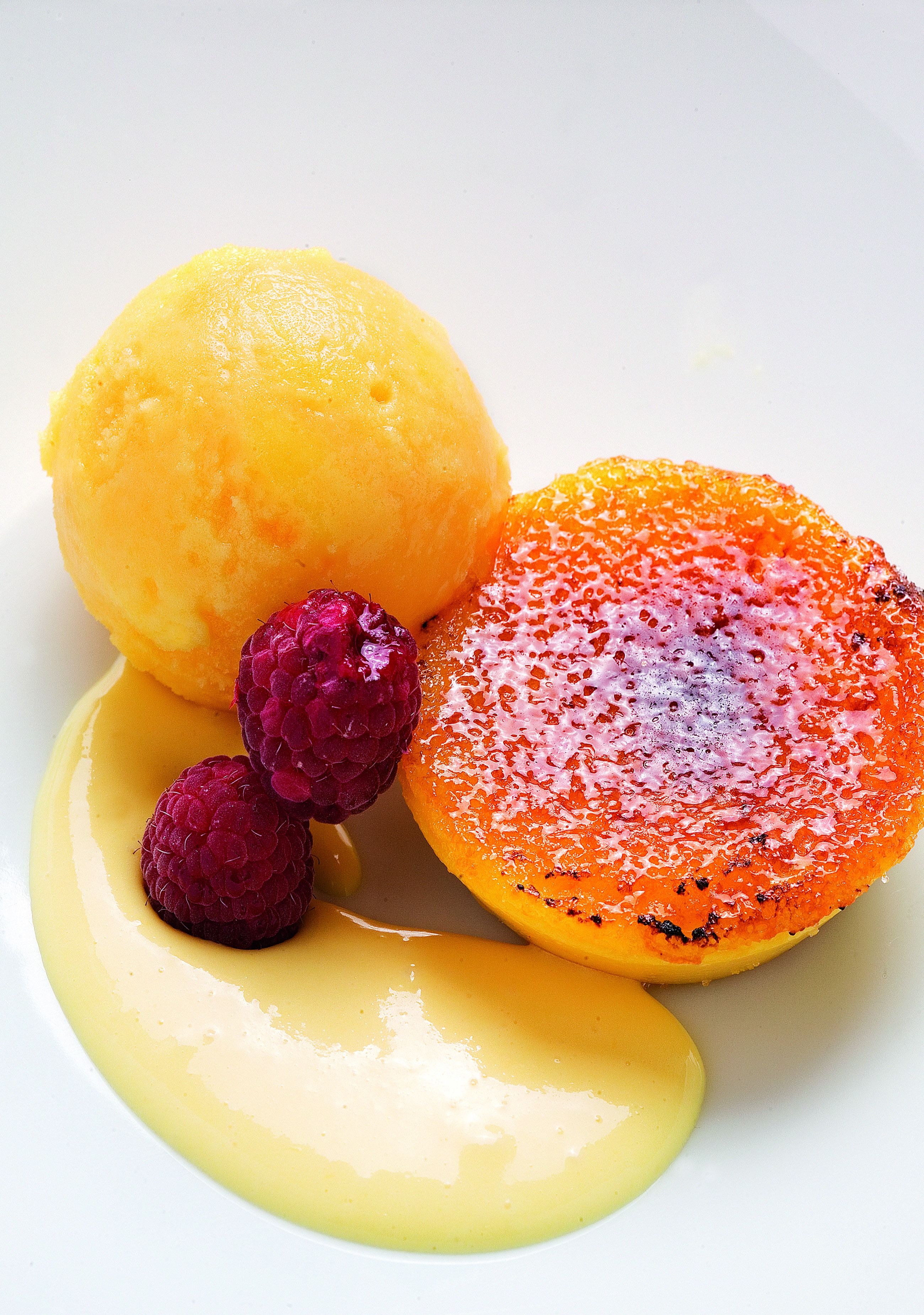 Crema de taronja al forn