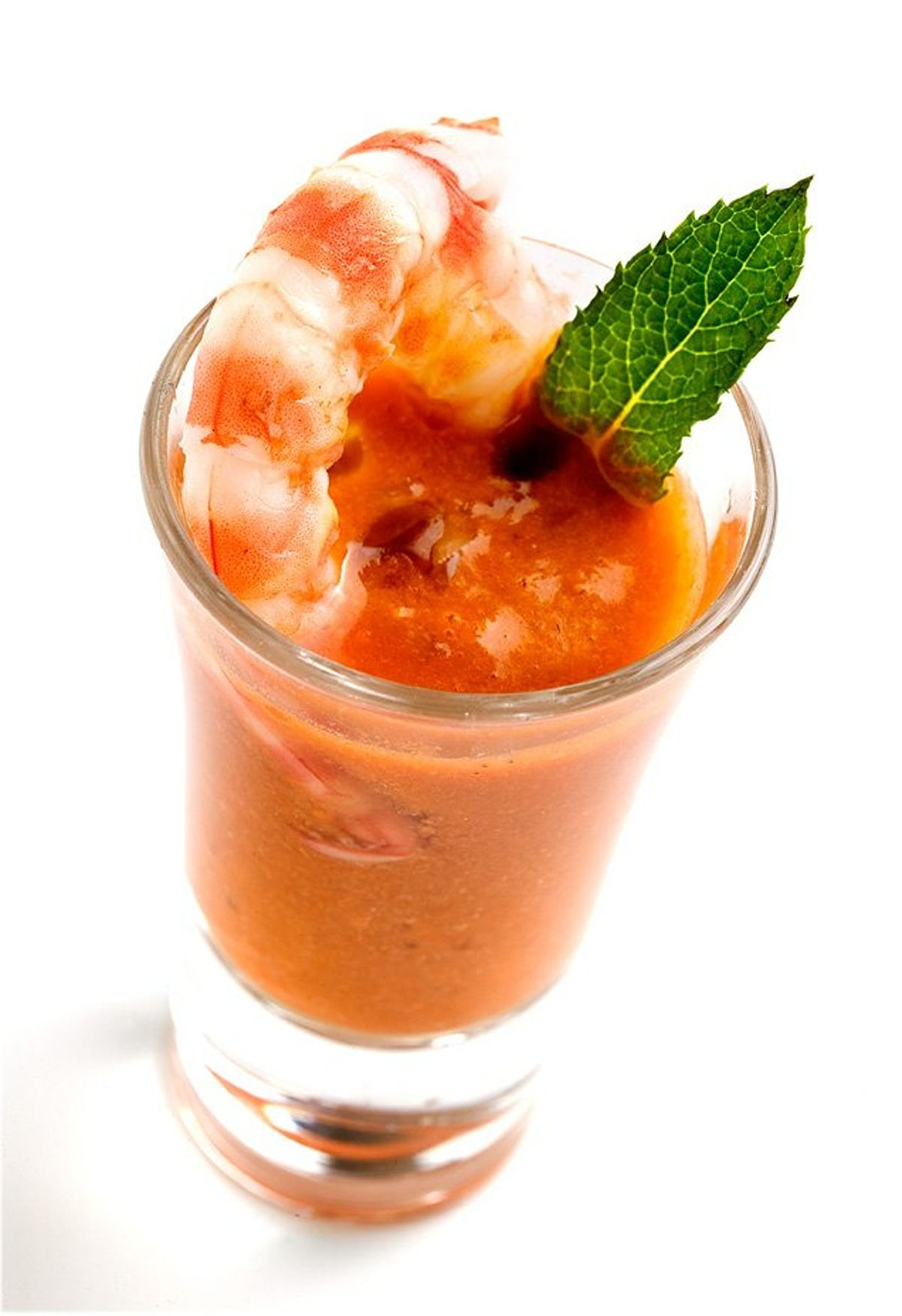 Gotet de gaspatxo amb llagostí