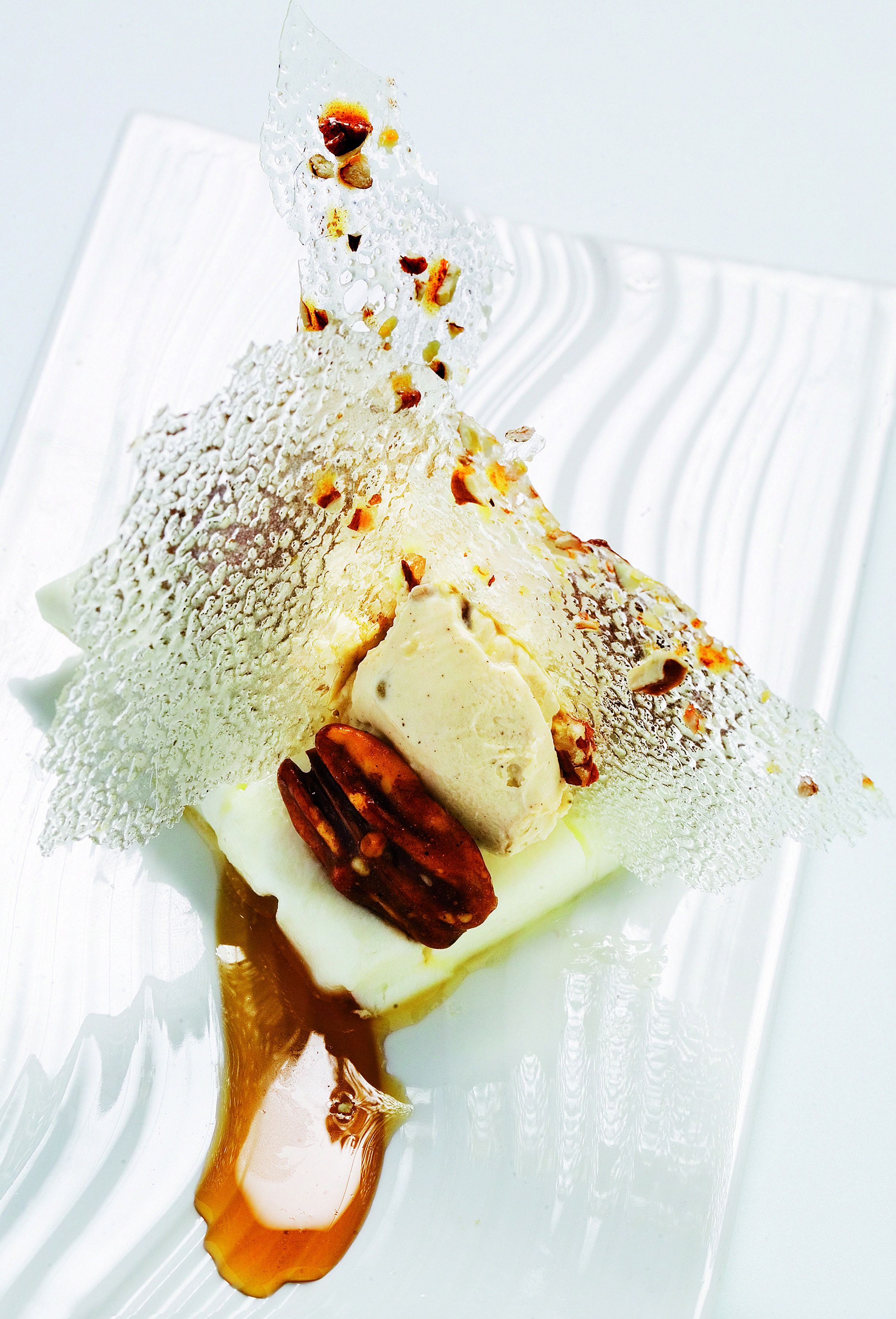 Recuit de drap amb gelat de nous