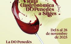  Cartel de la V Ruta Gastronómica DO Penedès