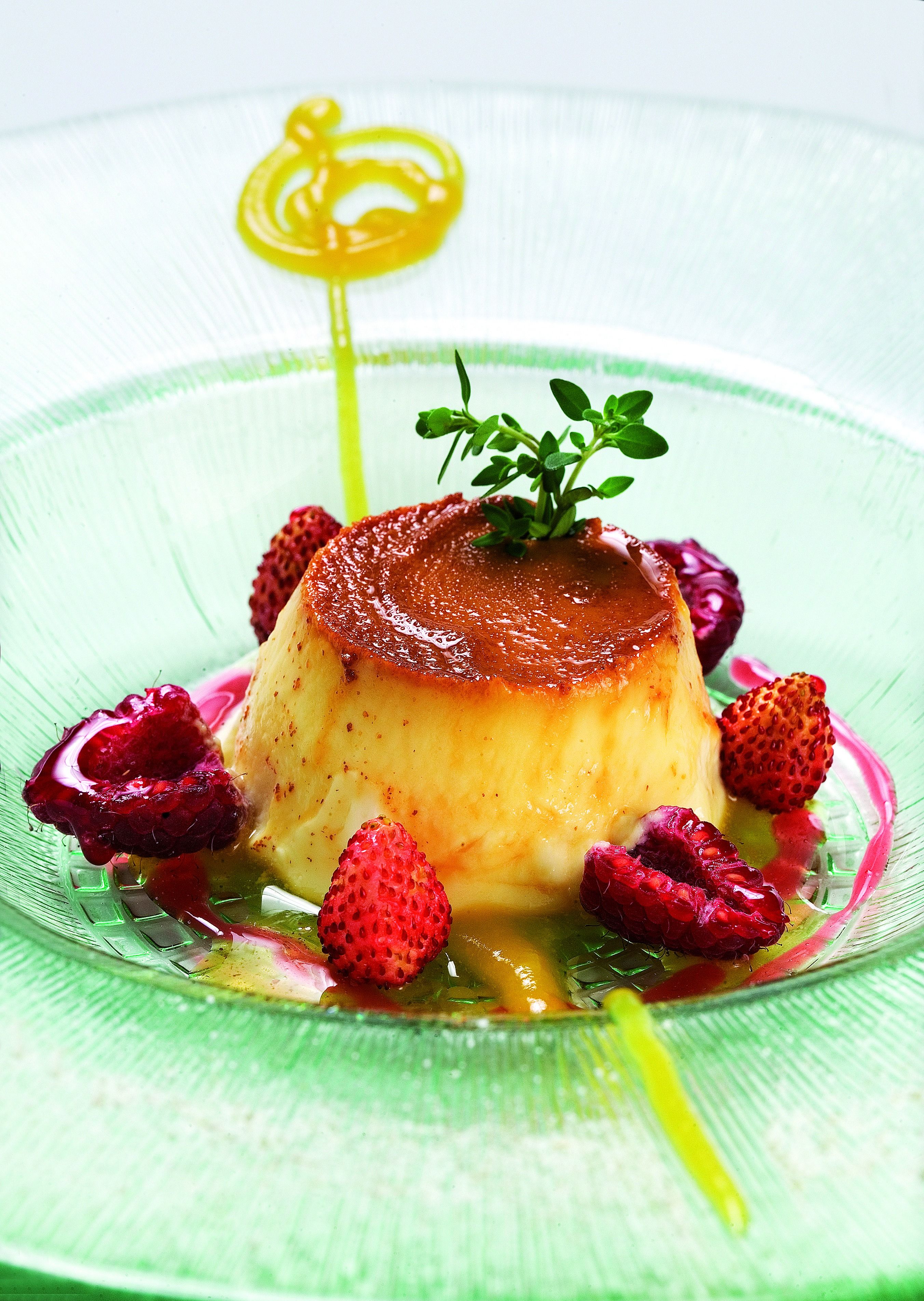 Flam de formatge fresc