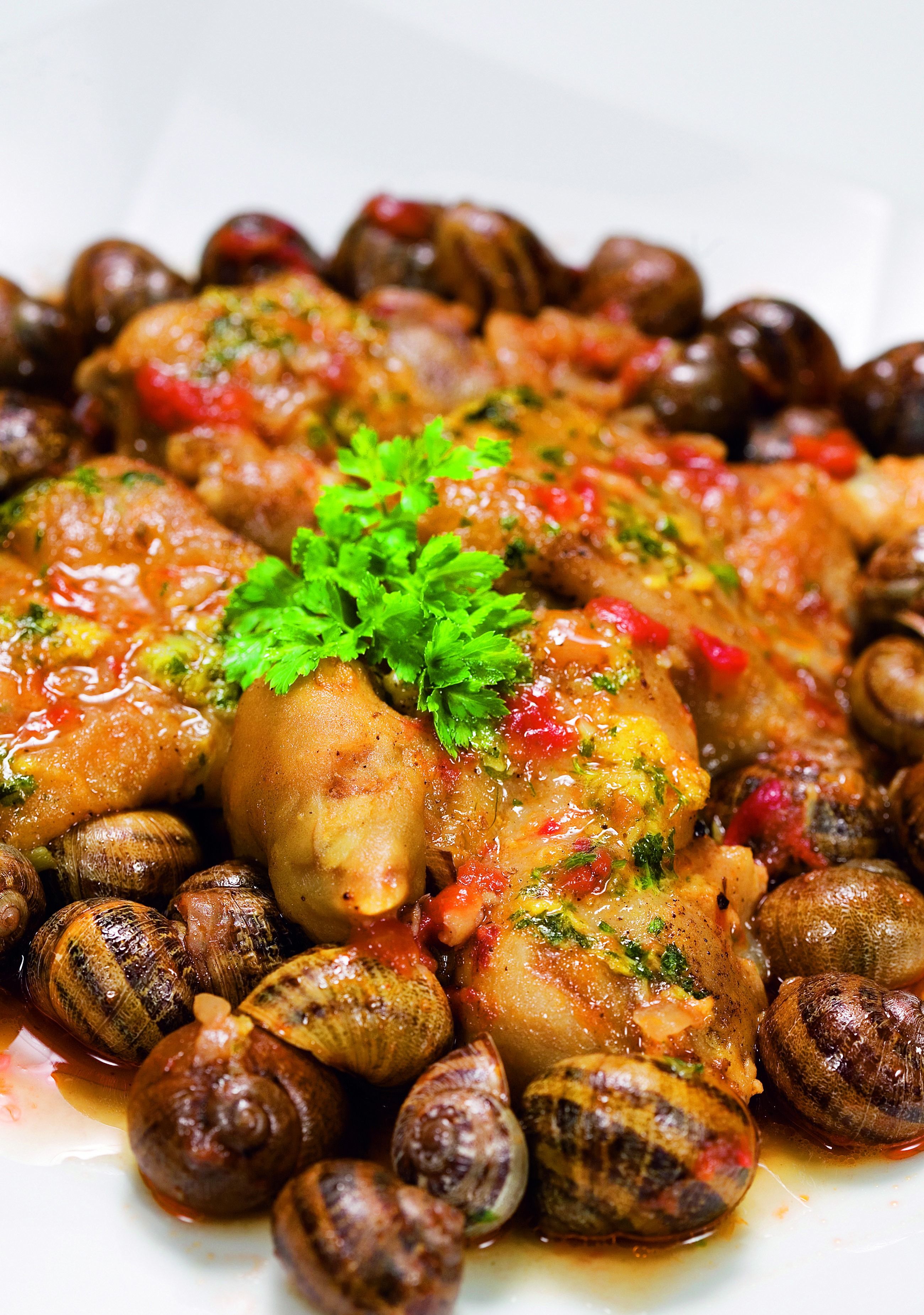 Peus de porc amb cargols