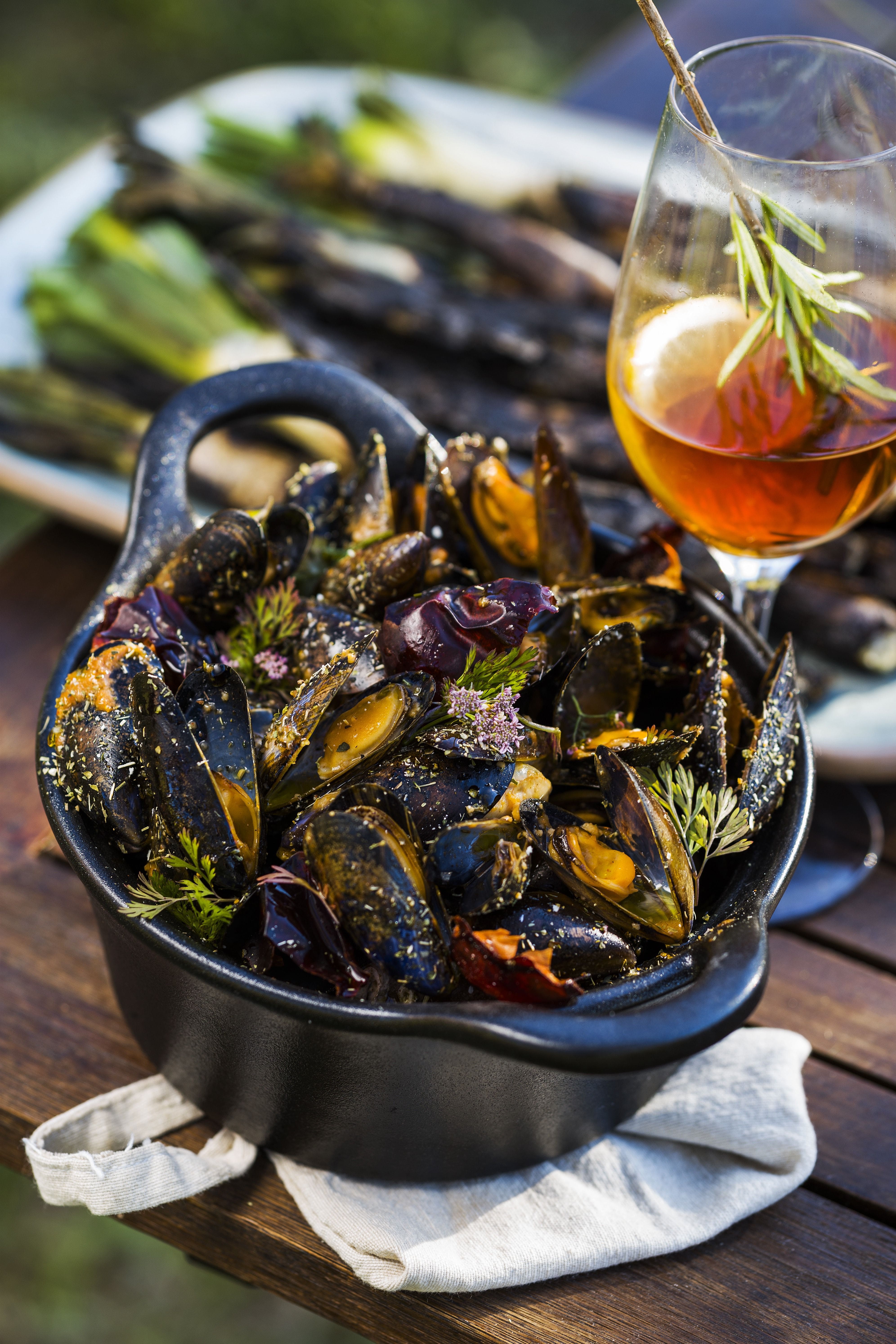 Musclos amb romesco