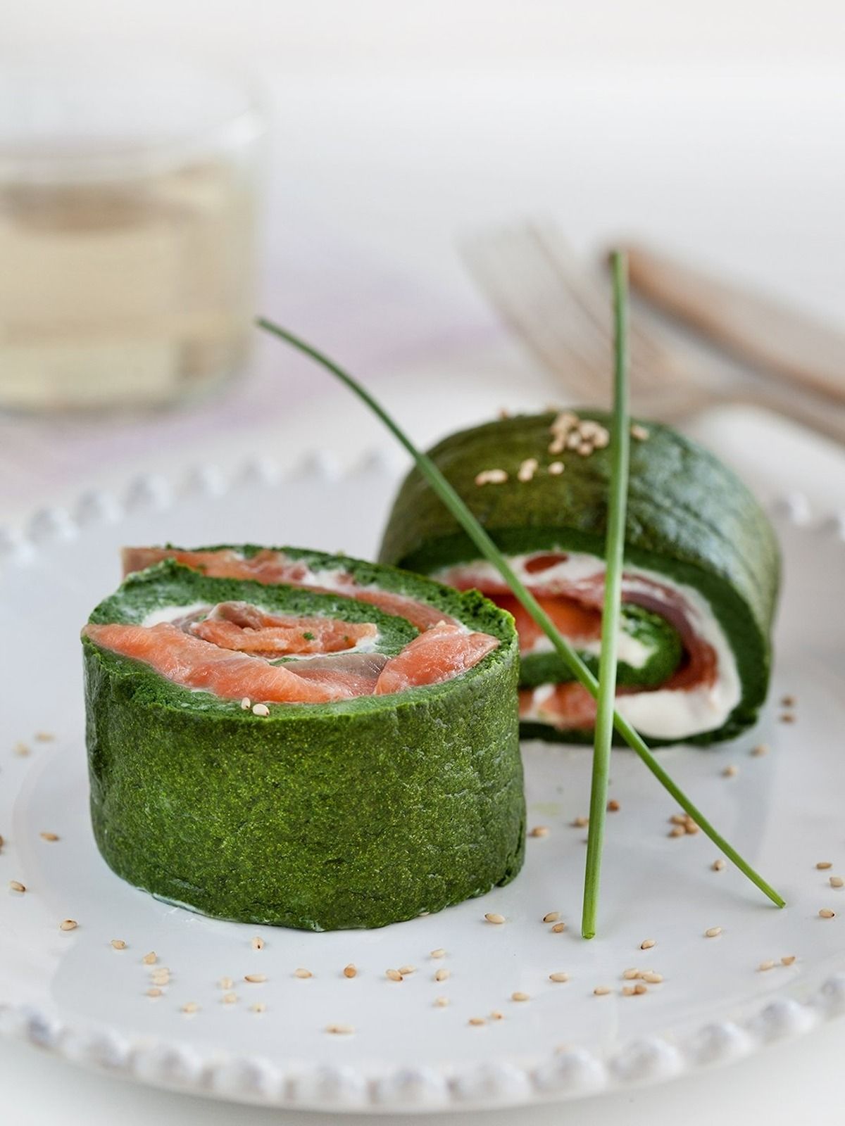 Braç d'espinacs, salmó i formatge