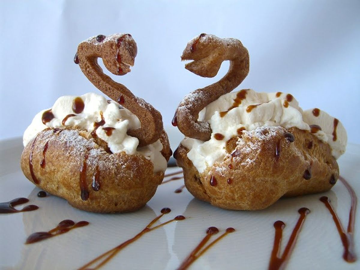 Cignes de pasta choux