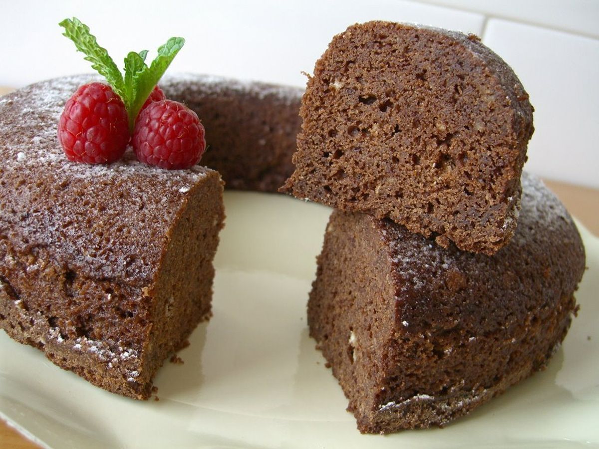 Coca de xocolata al microones