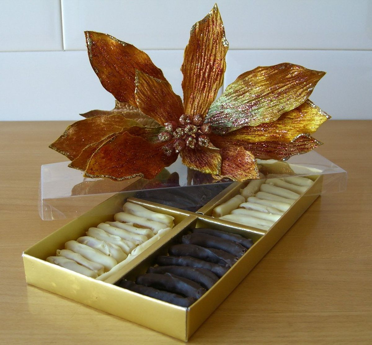 Orangettes i bombons de gingebre confitat