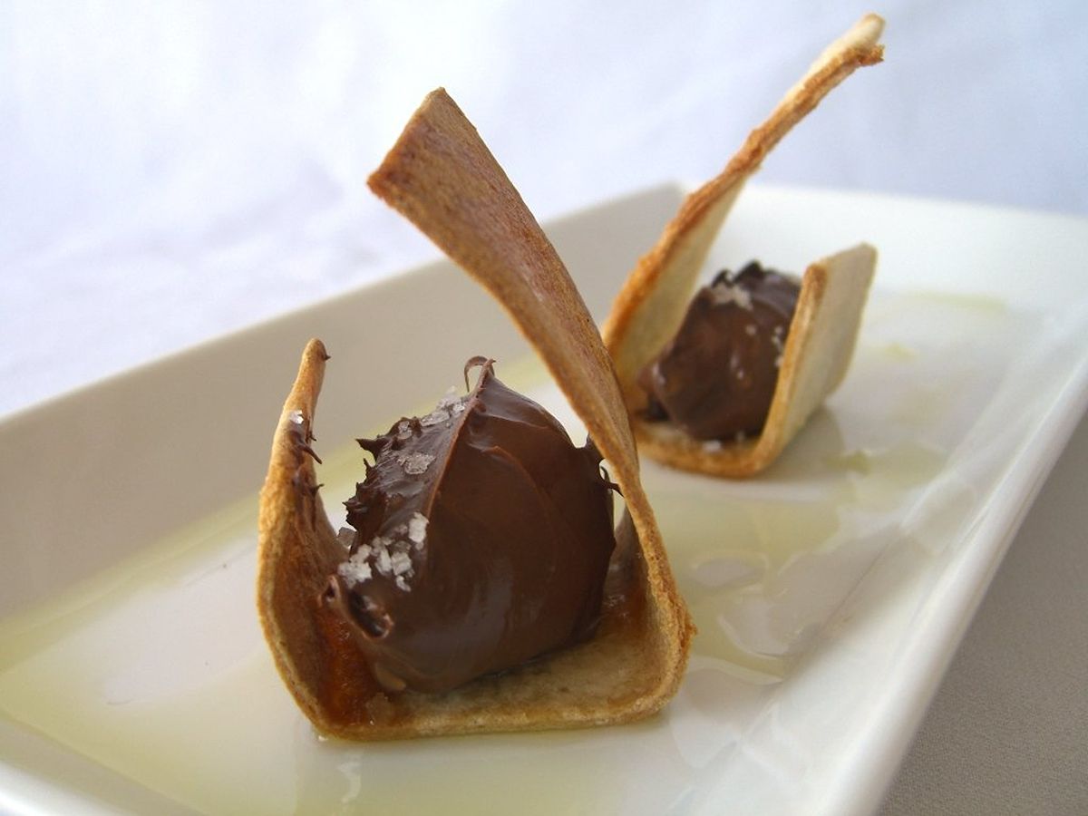 pa amb oli i xocolata