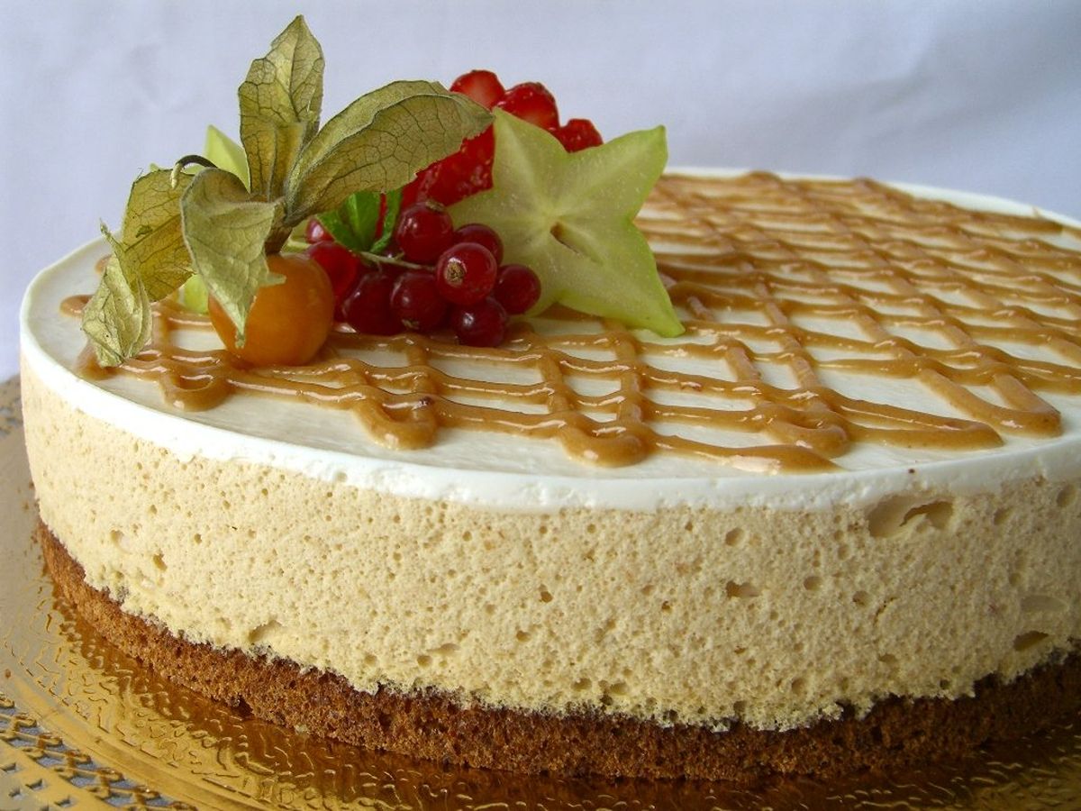 pastis de mousse de torró i iogurt grec