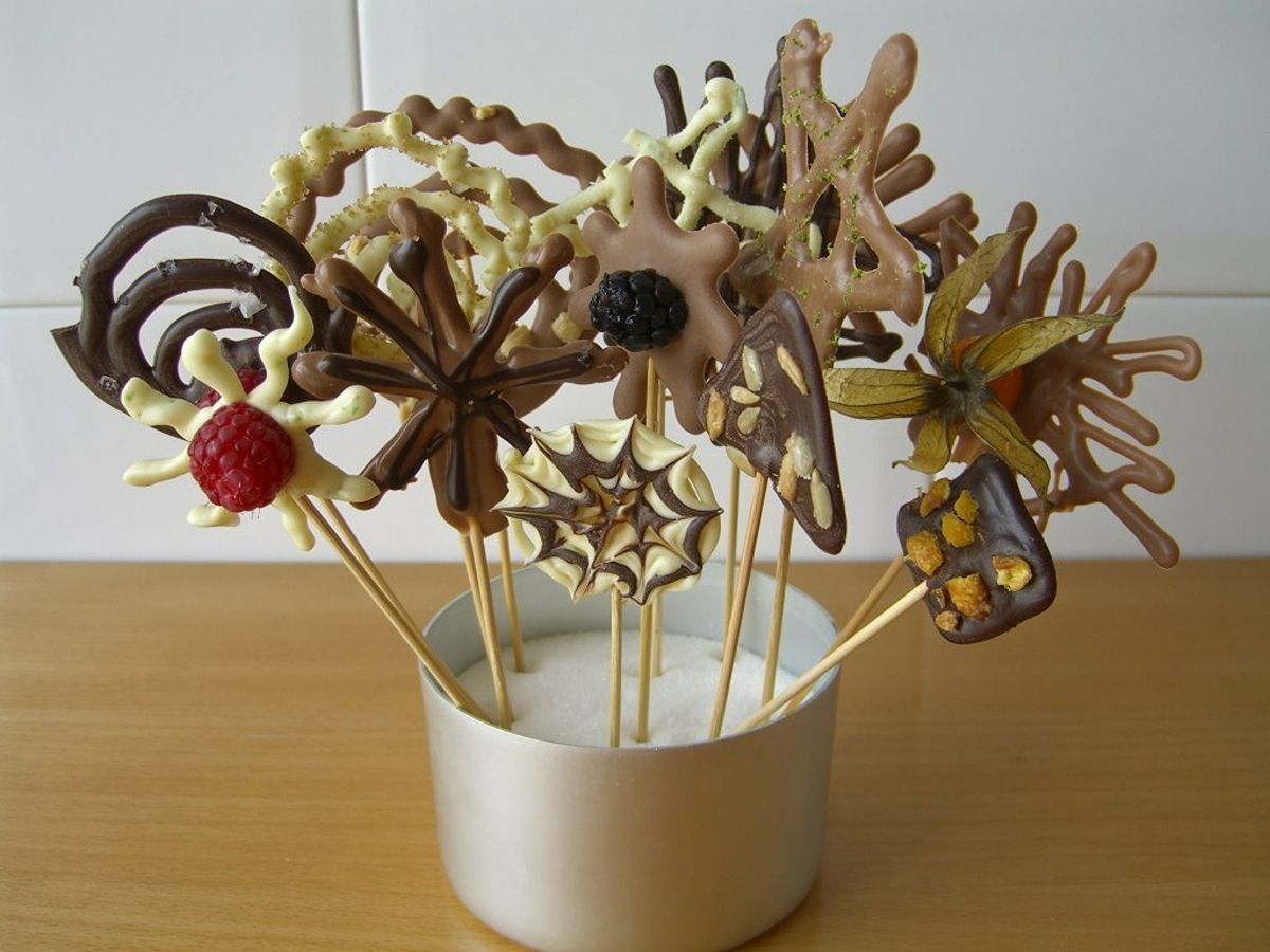 Piruletes de xocolata