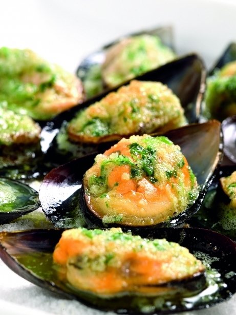 Mejillones gratinados