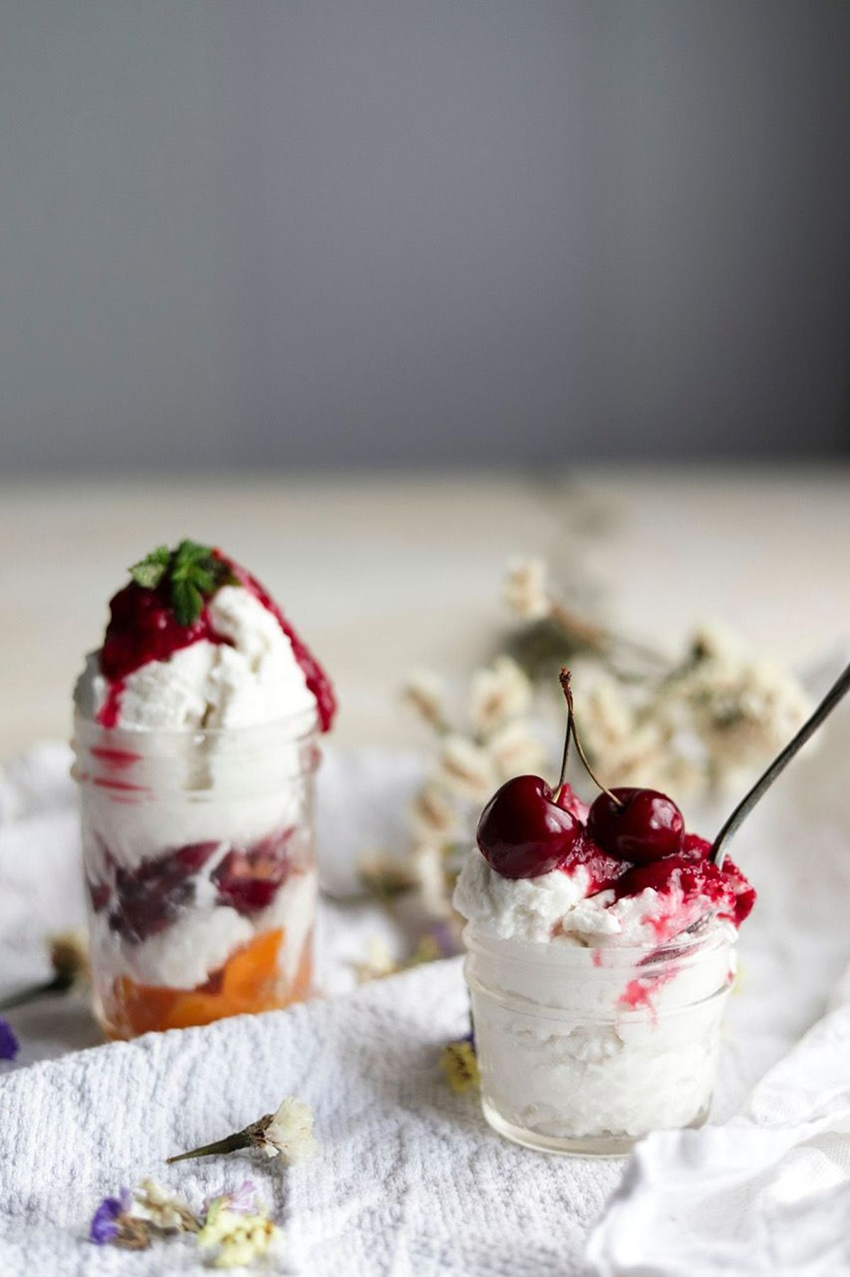 gelat yogurt coco cirera albercoc