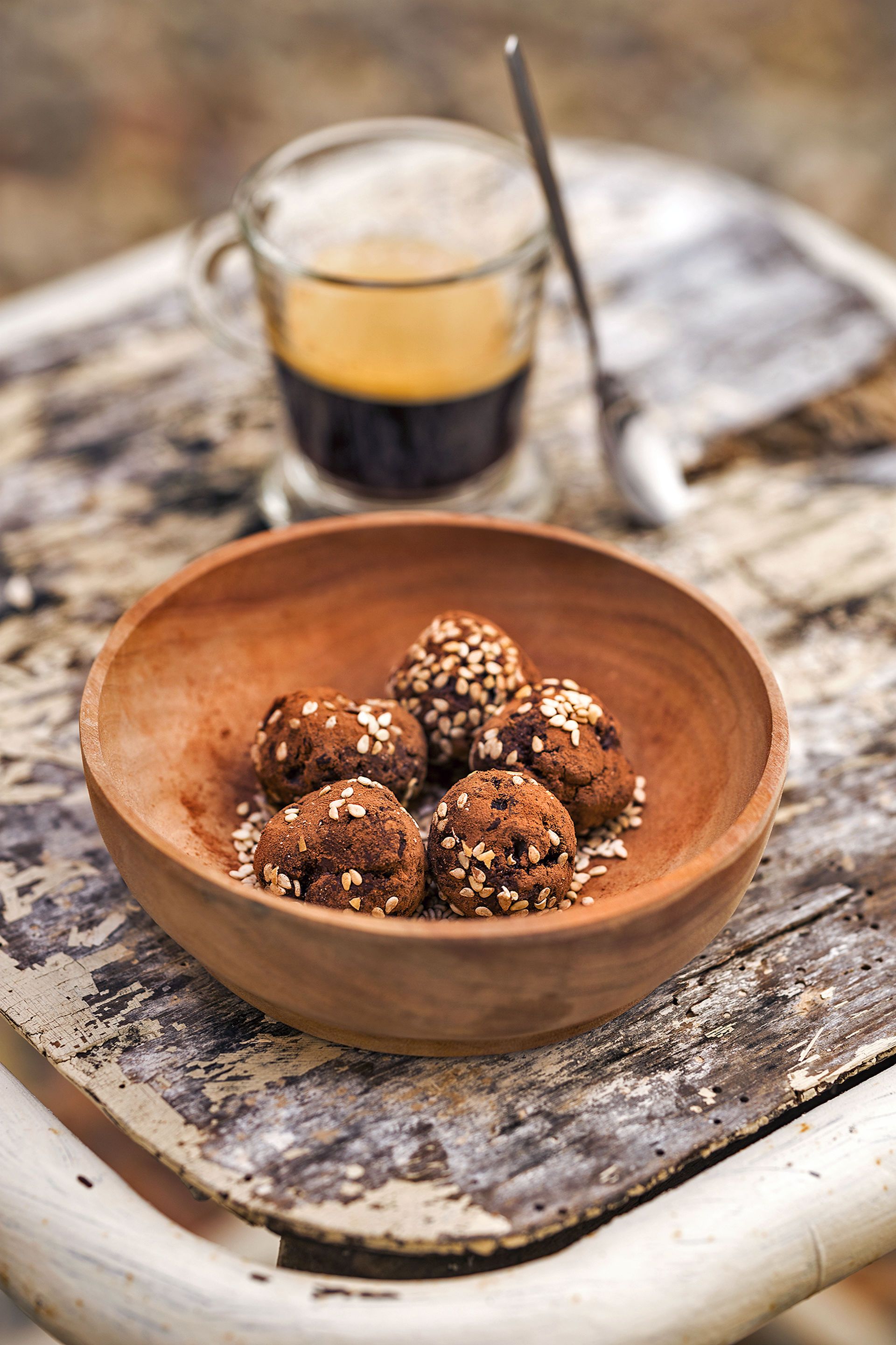 Trufes de cacau i plàtan