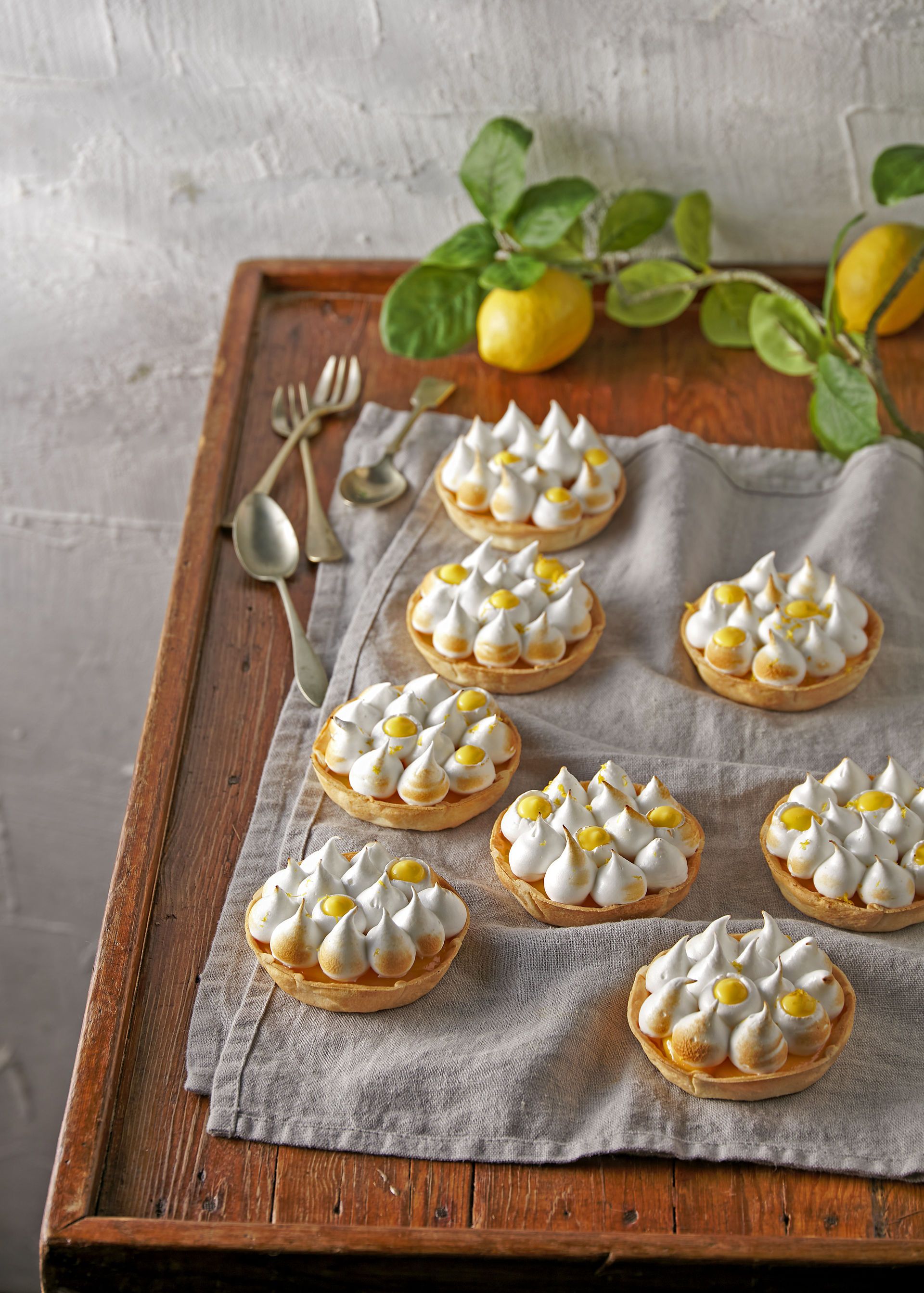 Cassoletes de 'lemon pie'